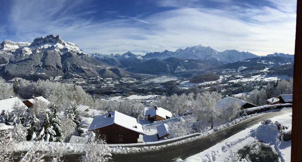 La Joubarbe Au Balcon Du Mont-Blanc Villa Sallanches Exterior photo