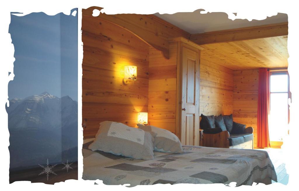 La Joubarbe Au Balcon Du Mont-Blanc Villa Sallanches Room photo