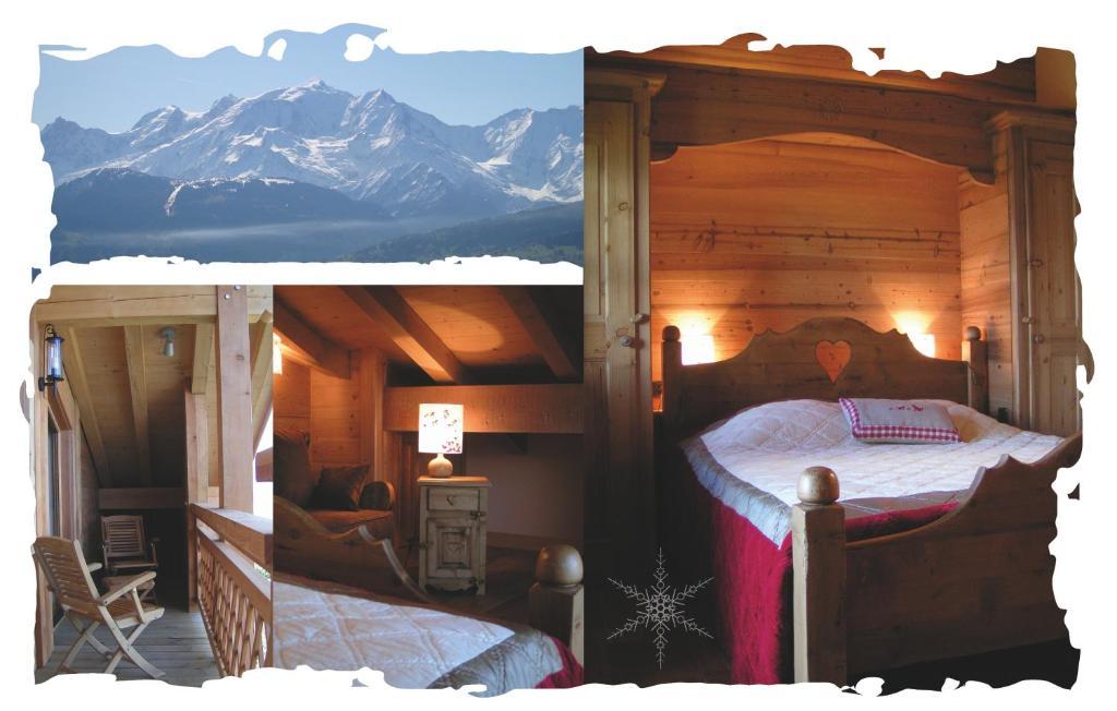 La Joubarbe Au Balcon Du Mont-Blanc Villa Sallanches Room photo